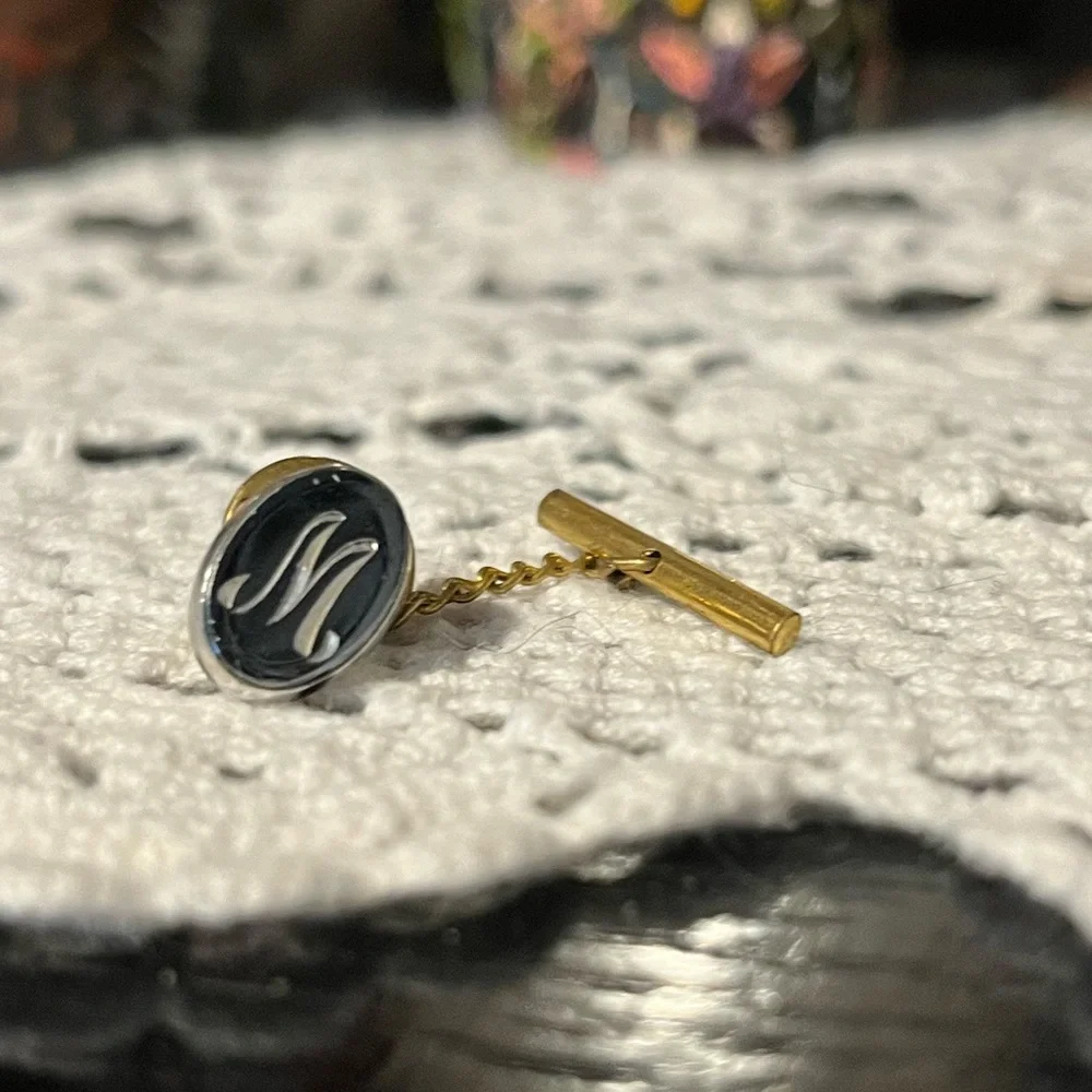 SINGULAR MONOGRAMMED M CUFF LINK